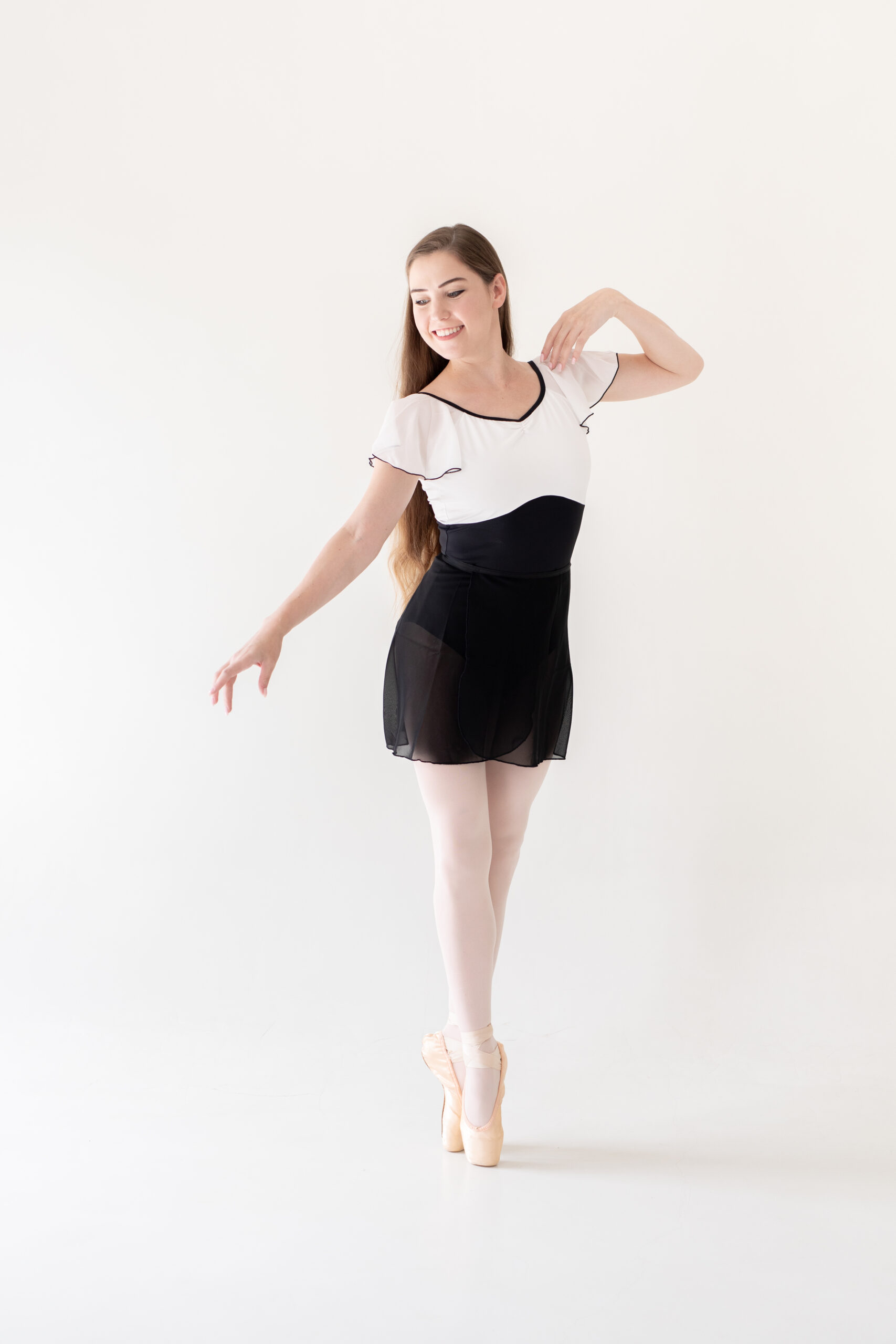 Black and White Leotard