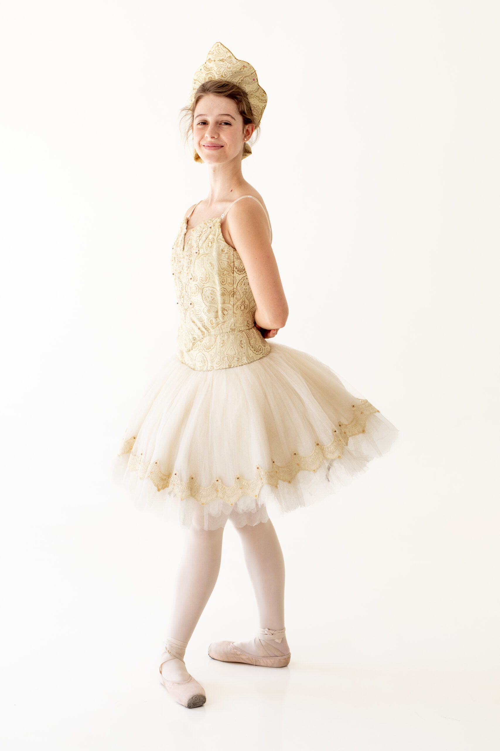 Beige Tutu and Leotard